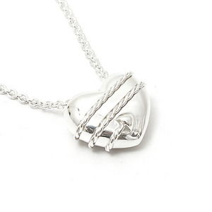 Tiffany Necklace Heart Arrow Pendant Silver